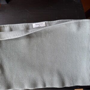 Babaton light seafoam green Ribbed tube top